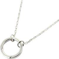 Harfi Women's Sterling Silver Necklace With Openable Spring Clasp | Size: 18 inches