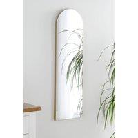 Yearn Mirrors Minimal Arch Gold Narrow Wall Mirror 100x30cm | Size: 100x30 cm