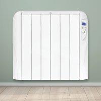 Futura 1500W Panel Heater 24/7 Timer Wall Mounted Electric Radiator in White