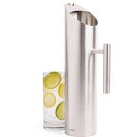 VonHaus 1.7L with Handle & Ice Guard Stainless Steel Water Jug in Silver