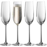 Galway Crystal 'Solus' Flute Set of Four in Clear