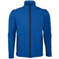 SOL'S Men's Race Full Zip Water Repellent Softshell Jacket in Blue | Size: 2XL