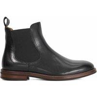 Dune London Men's Wide Fit 'Maisen' Leather Chelsea Boots in Black | Size: 6