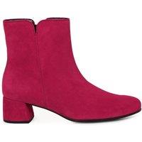 Gabor Women's 'Abbey' Ankle Boots in Raspberry | Size: 4.5