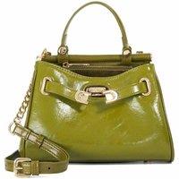 Dune London Women's 'Dynamic S' Leather Tote Bag in Green