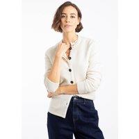 Weird Fish Women's Hayley Knitted Cardigan in Ivory | Size: 16