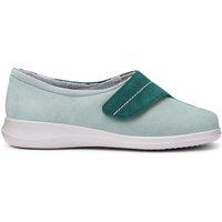 Hotter Women's 'Wrap' Slippers in Light Green | Size: 8