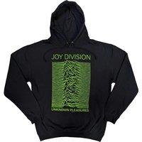 Joy Division Men's Unknown Pleasures Hoodie in Navy | Size: Large