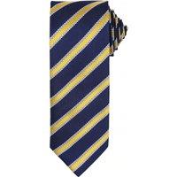 Premier Men's Waffle Stripe Formal Business Tie Pack of 2 in Navy