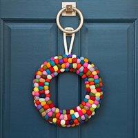 Paper High Felt Multicoloured Wreath