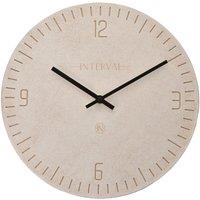 Interval Resin Wall Clock 30cm - Stone