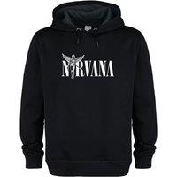Amplified Men's In Utero Nirvana Hoodie in Black | Size: XS