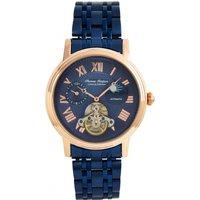 Thomas Tompion Men's TT-1263 London 44mm Automatic Watch in Blue