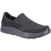 Skechers Men's Flex Advantage - McAllen Sr Occupational Shoe in Black | Size: 7