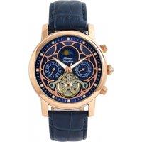 Thomas Tompion Men's TT-4233 Kew 44mm Automatic Watch in Blue