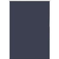 Berkfield Home Roller Blind Blackout Marine 90x130 cm Fabric Width 85.7 cm Polyester in Blue
