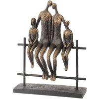 Libra Interiors Duxford Bench Family Of Four Sculpture in Bronze