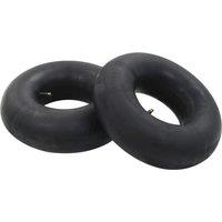 Berkfield Home Wheelbarrow Inner Tubes 2 pcs 15x6.00-6 Rubber in Black