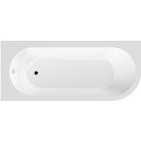 Balterley Left Hand Back to Wall Corner J Shaped Bath Tub & Panel 1700mm in White
