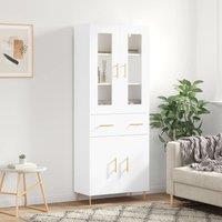Berkfield Home Highboard White 69.5x34x180 cm Engineered Wood