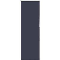 Berkfield Home Roller Blind Blackout Marine 45x175 cm Fabric Width 40.7 cm Polyester in Blue