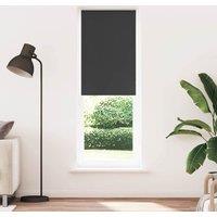Berkfield Home Roller Blind Blackout Black 75x230 cm Fabric Width 70.7 cm Polyester