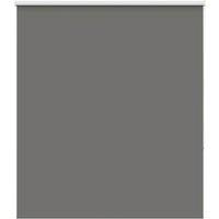 Berkfield Home Roller Blind Blackout Grey 130x175 cm Fabric Width 126.6 cm Polyester
