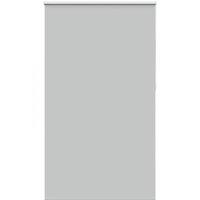 Berkfield Home Roller Blind Blackout Light Grey 130x230 cm Fabric Width 126.6 cm Polyester