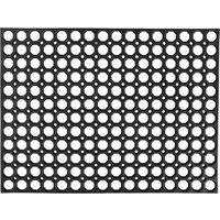 Nicoman Rubber Ring Door Mat Outdoor - Black | Size: 80 cm x 120 cm