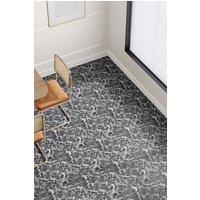 Living and Home 30Pcs Black and White Marble Texture Self-adhesive PVC Flooring Tiles Set