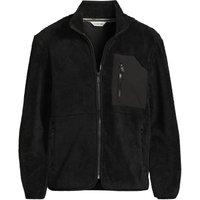 Lands' End Men's Active Cloud Fleece Jacket in Black | Size: Large