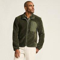 Lands' End Men's Active Cloud Fleece Jacket in Dark Green | Size: 2XL