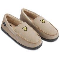 Lyle & Scott Men's Aspen Boxed Slipper Cobblestone in Beige | Size: 7