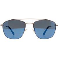 Police Men's Square Shiny Rose Gold Smoke Mirror Blue SPL996 Origins Lite 2