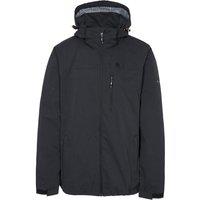 Trespass Men's Weir Waterproof Jacket in Black | Size: 2XS