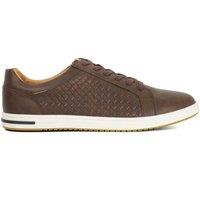 Dune London Men's Wide Fit 'Tezzy Weave' in Brown | Size: 6
