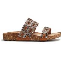 b.soleful Women's 'Lynora' Porvair Sandals in Camel | Size: 4