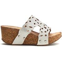 b.soleful Women's 'Salvia' Porvair Sandals in Grey | Size: 6