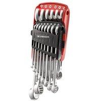 Facom 440.Jp14P Combination Spanner Set, 14 Piece in Silver