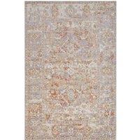 THE RUGS Indoor Outdoor Port Said Rug - Vintage Medallion Washable Low Pile in Cream | Size: 80 cm x 200 cm