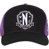 Wednesday Men's Nevermore Logo Baseball Cap in Purple