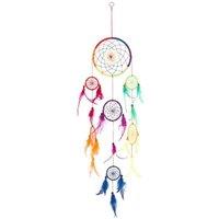 KDMD 90cm Multi Rainbow Dreamcatcher