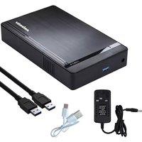 SPETLEK External Hard Drive Disk Enclosure Case in Black