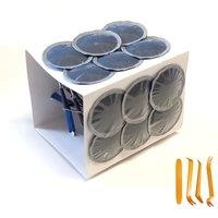 SPETLEK 24PCS COMBINATION TYRE WIRED MUSHROOM PATCHES in Blue