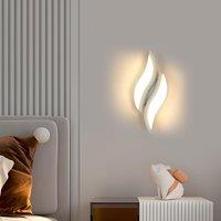 COMELY Indoor LED Wall Lights, 12W Leaf Shaped Wall Light, Warm White 3000K