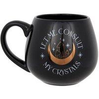 KDMD Let Me Consult My Crystals Rounded Mug in Black
