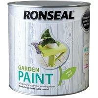 Ronseal Garden Paint Lime Zest 2.5 Litre | Size: 2.5L