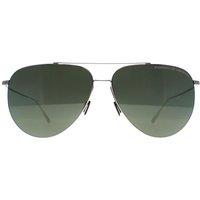 Porsche Design Men's Aviator Palladium Green P8939 in Silver