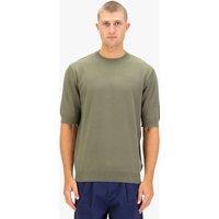 Luke 1977 Men's Farrington Knitted T-shirt in Green | Size: Large