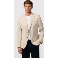 Melka Men's Striped Blazer in Beige | Size: 38R
